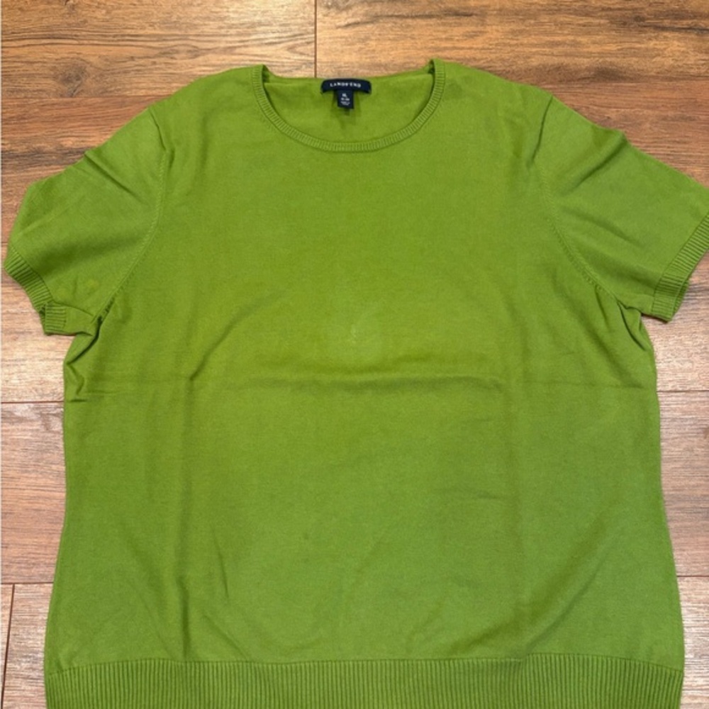 Lands' End Green Women's Sweater